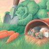 Sleeping Mice in Pot Veg Patch by Tina Macnaughton